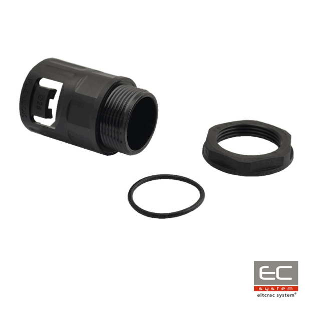 Priama káblová priechodka 21 mm s tesnením a maticou Pulsar ARAP21P EC-12698